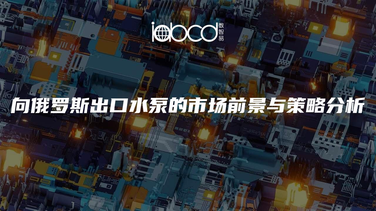 向俄罗斯出口水泵的市场前景与策略分析