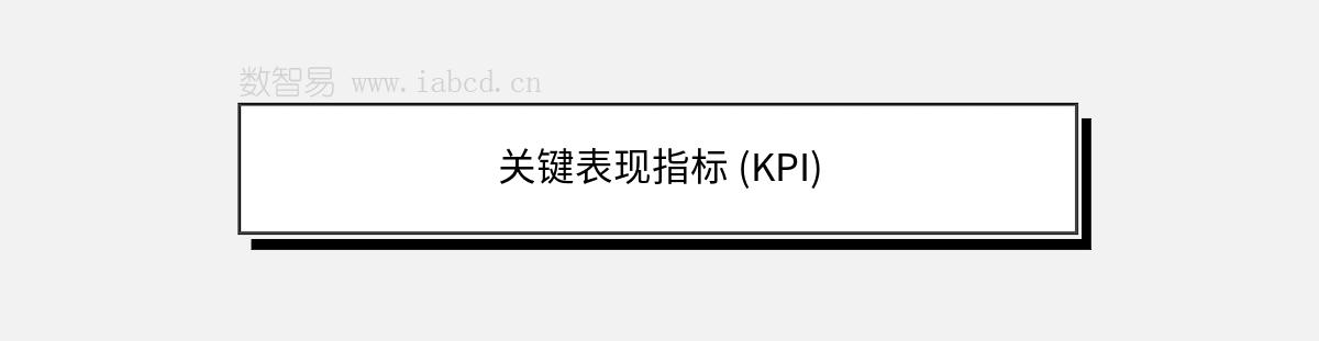 关键表现指标 (KPI)